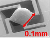 Gas sensing element of the MEMS sensor