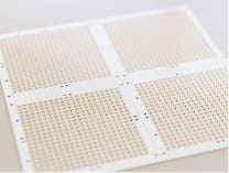 フィガロ技研が独自に応用した厚膜印刷技術によって生産したセンサ素子